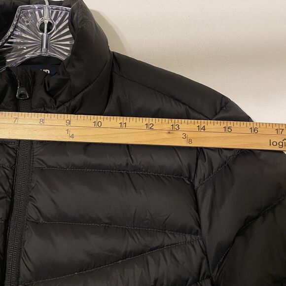 Lands' End Puffer Jacket Goose Down Women S Black Quilted Lightweight - Picture 6 of 10